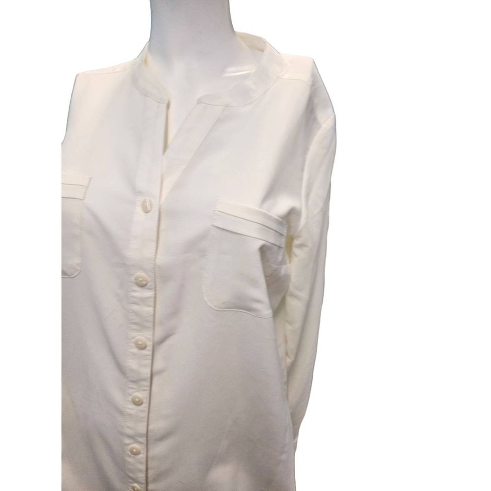 Covington Essentials Off White Pullover Dress Top… - image 8